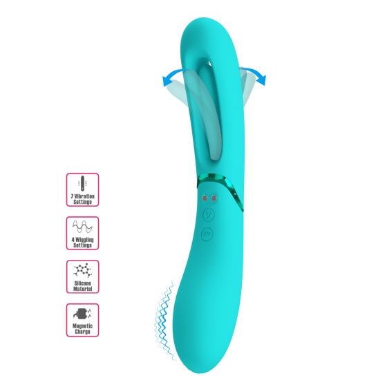Вібромасажер для стимуляції точки G PRETTY LOVE ROMANCE - Lexie Light green, MC63-1 Sex Aura Київ