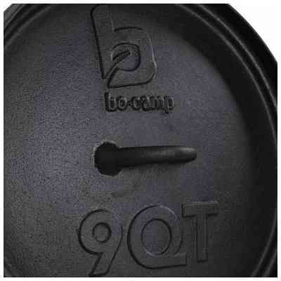 Котел туристичний Bo-Camp Dutch Oven Cast Iron 31 cm / 7.1 L Black (2122415) (DAS303291) Вінниця
