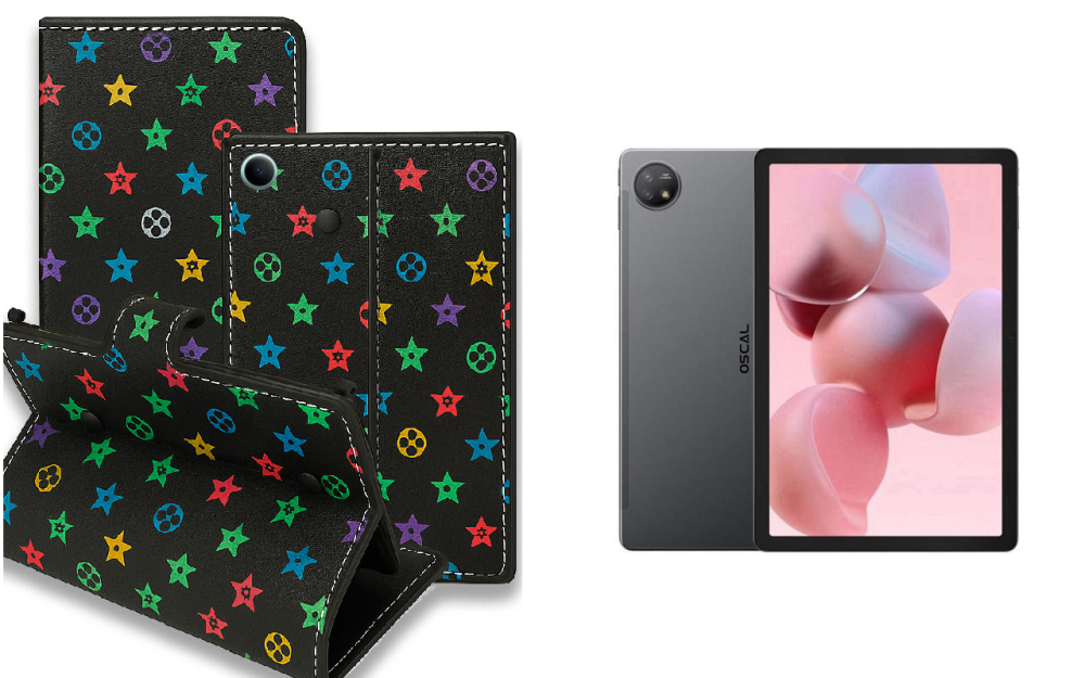 Книжка-трансформер для планшета Blackview Oscal Pad 50, Pad 50 Kids, колір Black Lyi Black Київ - фото 1