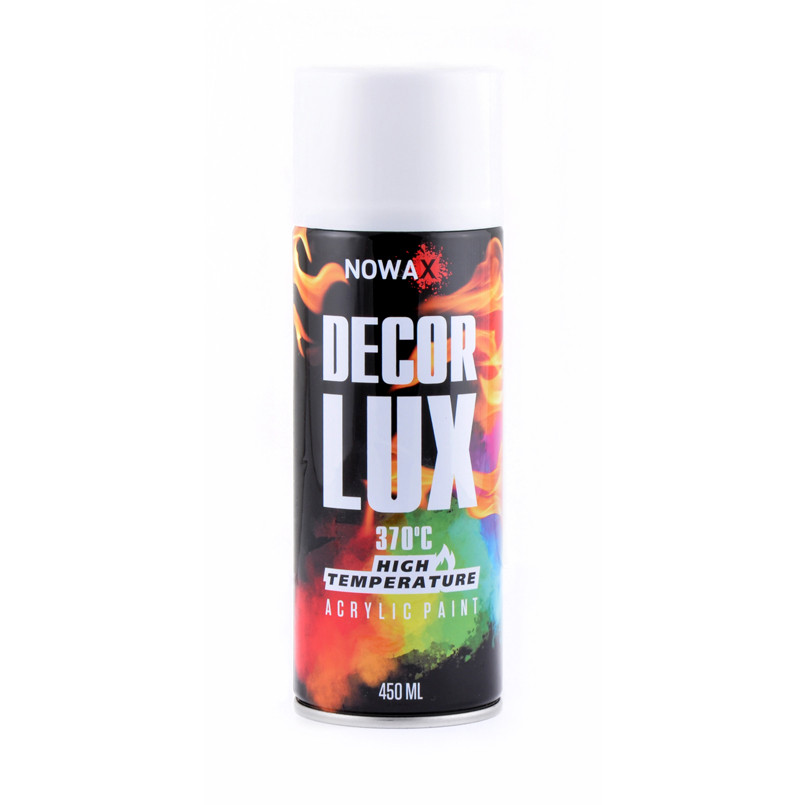 Фарба високотемпературна Nowax Spray біла 450мл Львів - фото 1