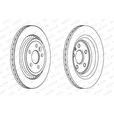 Тормозной диск FERODO DDF1681C Винница