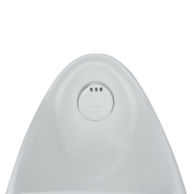 Пісуар підлоговий Qtap Scorpio з ІЧ-датчиком автоматичного змиву 430х370х990 White QT1488101HW Харків - фото 6