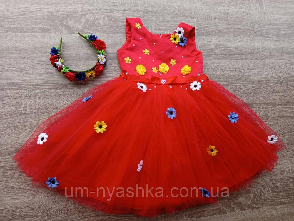 Пышное нарядное платье с цветами Кривой Рог - изображение 2