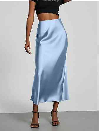 Жіноча спідниця шовкова Блакитний 42/44 Харків