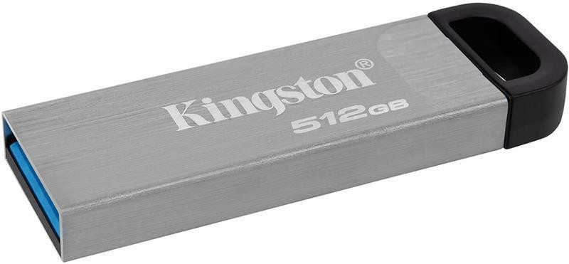 Флешнакопичувач USB3.2 512 GB Kingston DataTraveler Kyson Silver/Black (DTKN/512GB) Метал Харків - фото 3