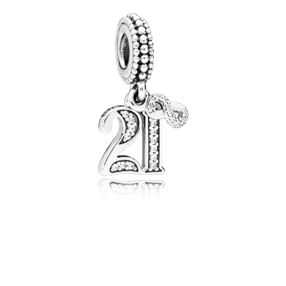 Срібна намистина Пандора    "21 рік" 797263CZ MasterSem Київ - фото 1