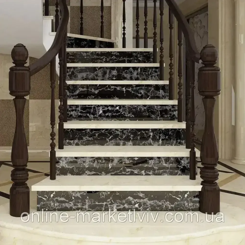 Самоклеящаяся пленка 4мх60см,Supre,o,Черный мрамор SBR Киев - изображение 8