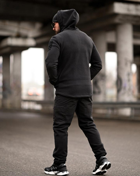 Флісовий спортивний тактичний костюм TARANTUL black ТР6551 Одеса - фото 5