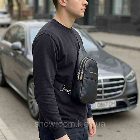 Мужская сумка на грудь (слинг), бананка Tommy Hilfiger (2325-3) LUX Киев