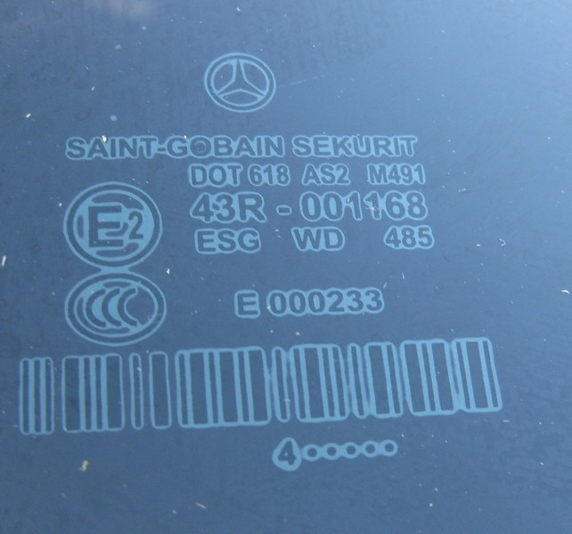 Mercedes-Benz  A2197300955 43R-001168 Глуха кватирка задніх лівих дверей CLS C219 Одесса - изображение 2