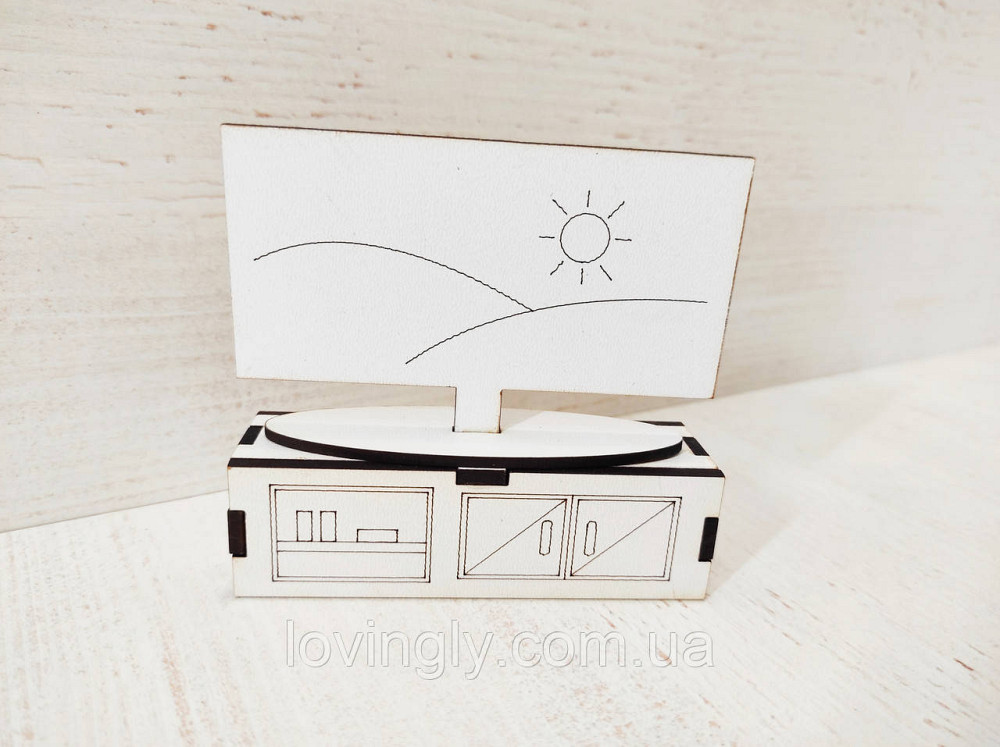 Мебель для куклы LOL. Тумба с телевизором. Ирпень - изображение 1