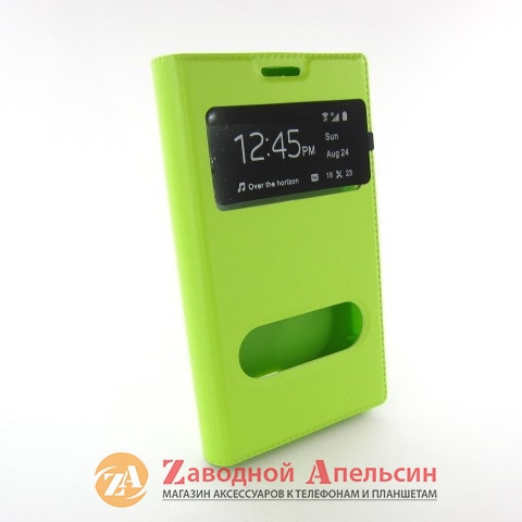 Чохол книжка Lenovo A369 Flip Smart green Одеса - фото 4