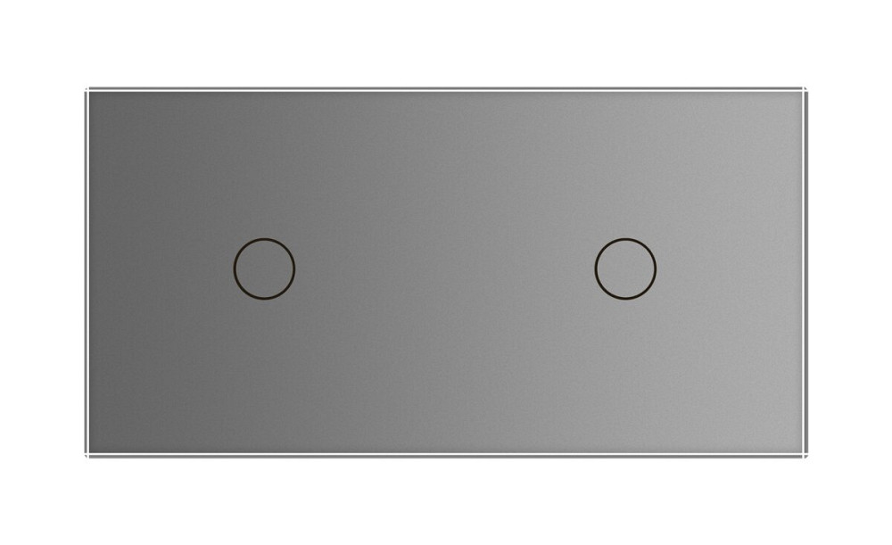 Розумний сенсорний ZigBee вимикач 2 сенсора (1-1) Livolo сірий (VL-C701Z/C701Z-15) Коломыя - изображение 6