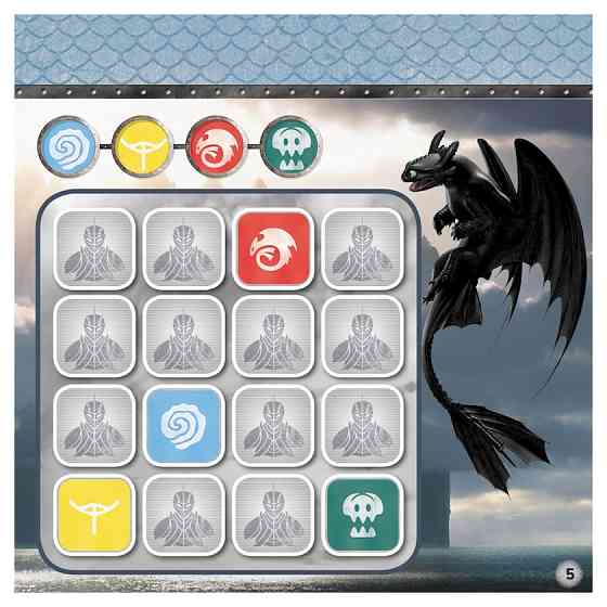 Судоку для дітей "Драконячі вершники" 1191003 з наклейками Вінниця