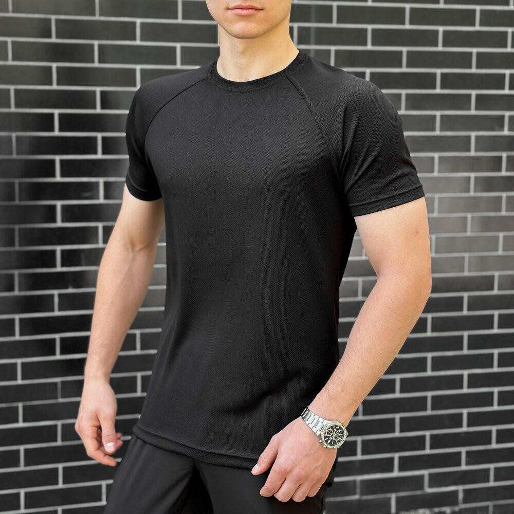 Тактична мілітарі футболка кулмакс чорна чоловіча Pobedov Ergo Київ - фото 7