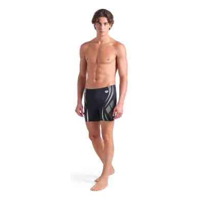 Плавки Arena Poseidonia Swim Mid Jammer 009091-501 чорний, білий 90 (3468337537274) Винница