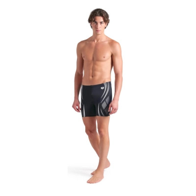 Плавки Arena Poseidonia Swim Mid Jammer 009091-501 чорний, білий 90 (3468337537274) Винница - изображение 5