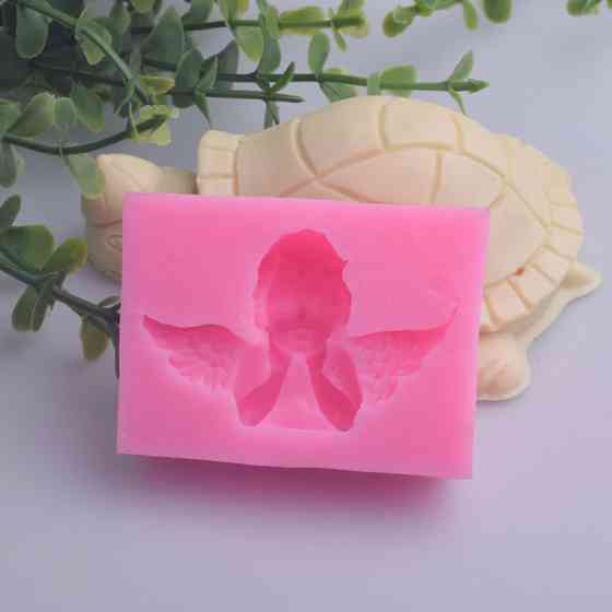 Кондитерский молд Ангел 42 на 57 мм розовый Киев