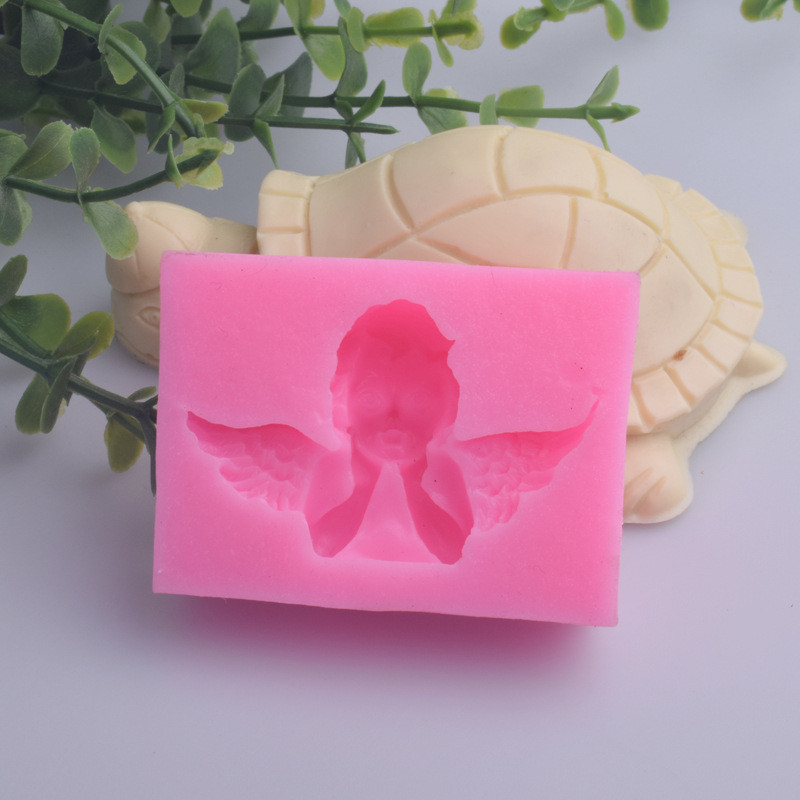 Кондитерский молд Ангел 42 на 57 мм розовый Киев - изображение 5