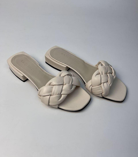 KATI SHOES Шльопанці жіночі KATI SHOES 138 бежеві (літо, шкіра натуральна) (5131) 39 Коломия - фото 1