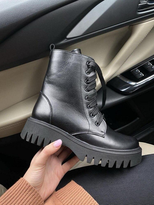 Edan Instruments Черевики жіночі EDAN 78 чорні (зима, шкіра натуральна) (5198) 36р.37р.40р. 37 Коломыя - изображение 1