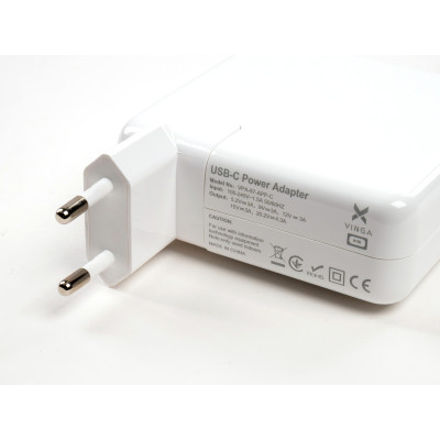 Блок питания к ноутбуку Vinga Apple 87W 5.2V3A/9V3A/12V3A/15V3A/20.2V4.3A USB-C (VPA-87-APP-C) Винница - изображение 4