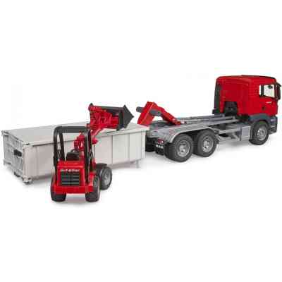 Спецтехніка Bruder Вантажівка MAN TGS та міні-навантажувач Schaffer 2630 (03767) Вінниця