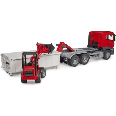 Спецтехніка Bruder Вантажівка MAN TGS та міні-навантажувач Schaffer 2630 (03767) Вінниця - фото 3