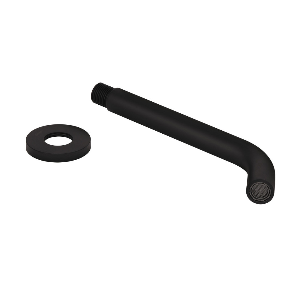 Излив для систем скрытого монтажа Qtap Vytok 200 мм округлый QTVYT246BLM45931 Black Matt Киев - изображение 4