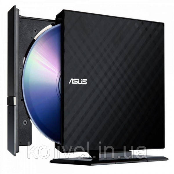 Asus DVD±R/RW SDRW-08D2S-U External Slim, чорний (SDRW-08D2S-U LITE/BLK/G/A) Київ - фото 1