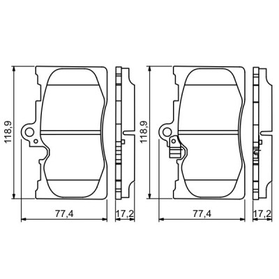 Тормозные колодки Bosch 0 986 494 252 Винница - изображение 5