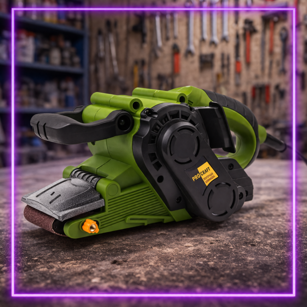 Стрічкові шліфмашини ЛШМ Procraft PBS1400 1400 Вт,Ручна стрічкова шліфмашинка довжина стрічки  457 мм Львів - фото 8