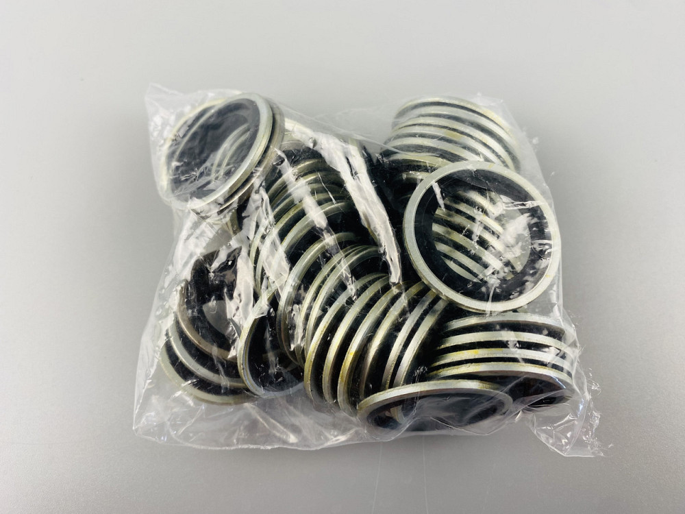 Шайба з гумовим кільцем NBR всередині 24 мм, для гідравліки, олії, води, повітря. Мукачево - фото 7