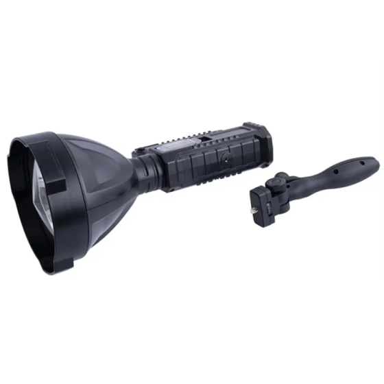Потужний прожектор на тринозі Searchlight W5120 Cree XHP70 20W: ручний LED ліхтар 6000 мАг з Type-C та Powerbank Одеса