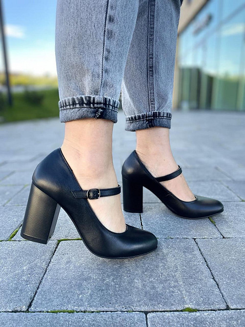 Nivelle Туфлі жіночі NIVELLE 1765/8029-8052 чорні (весна-осінь, шкіра натуральна) (3389) 40 Коломыя - изображение 1