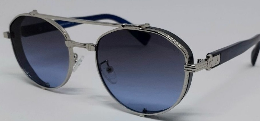Брендовые очки унисекс линзы  синий градиент в металл оправе. Киев - изображение 6