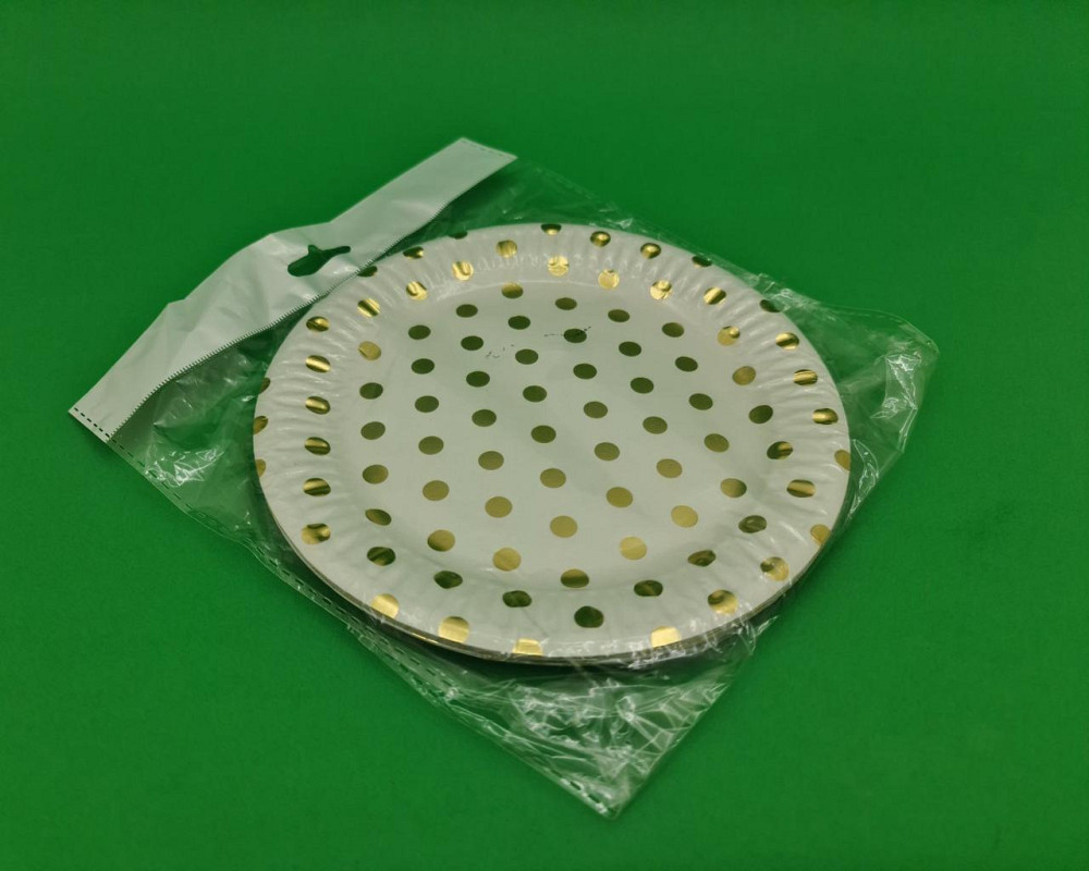 Тарелки бумажные одноразовые детские 