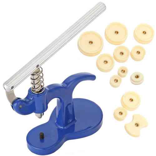 Пресс для закрывания крышек и стекол часов, 12 насадок Винница