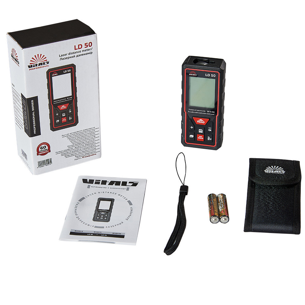 Лазерний далекомір Vitals Professional LD 50 Харків - фото 2