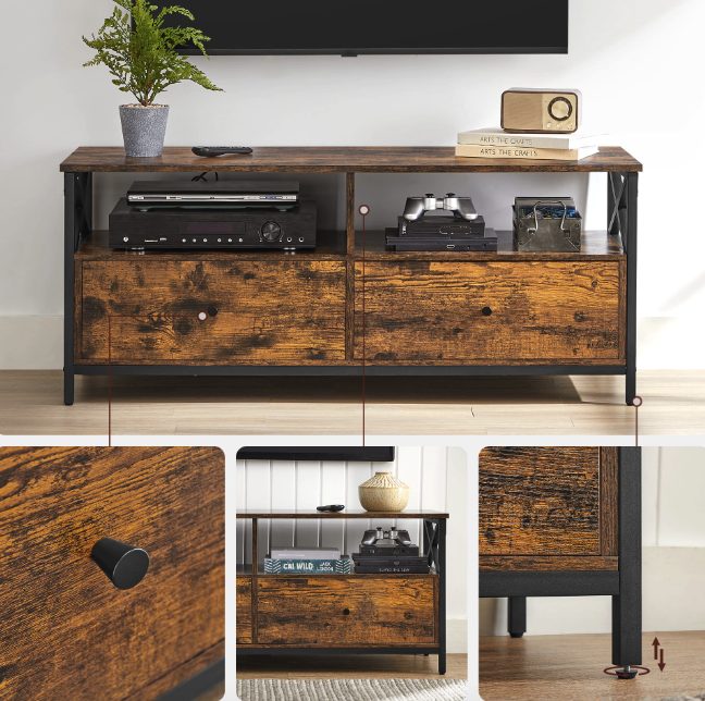 Тумба під телевізор Leobert Kamila в стилі Loft з 2 шухлядами Київ - фото 8