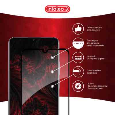 Стекло защитное Intaleo Full Glue Realme Note 60 Black (1283126608995) Винница