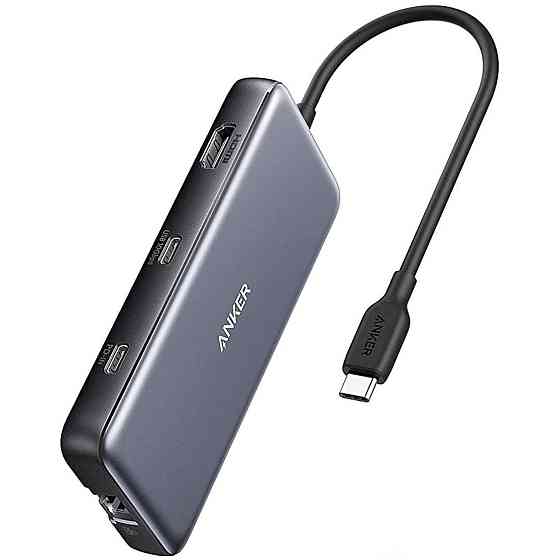 USB-хаб Anker USB-C 8-в-1 Black (A83830A2) ( 29558 ) Харків