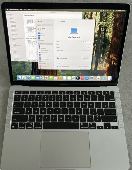 Macbook M1 air 16/256 silver. Киев - изображение 6