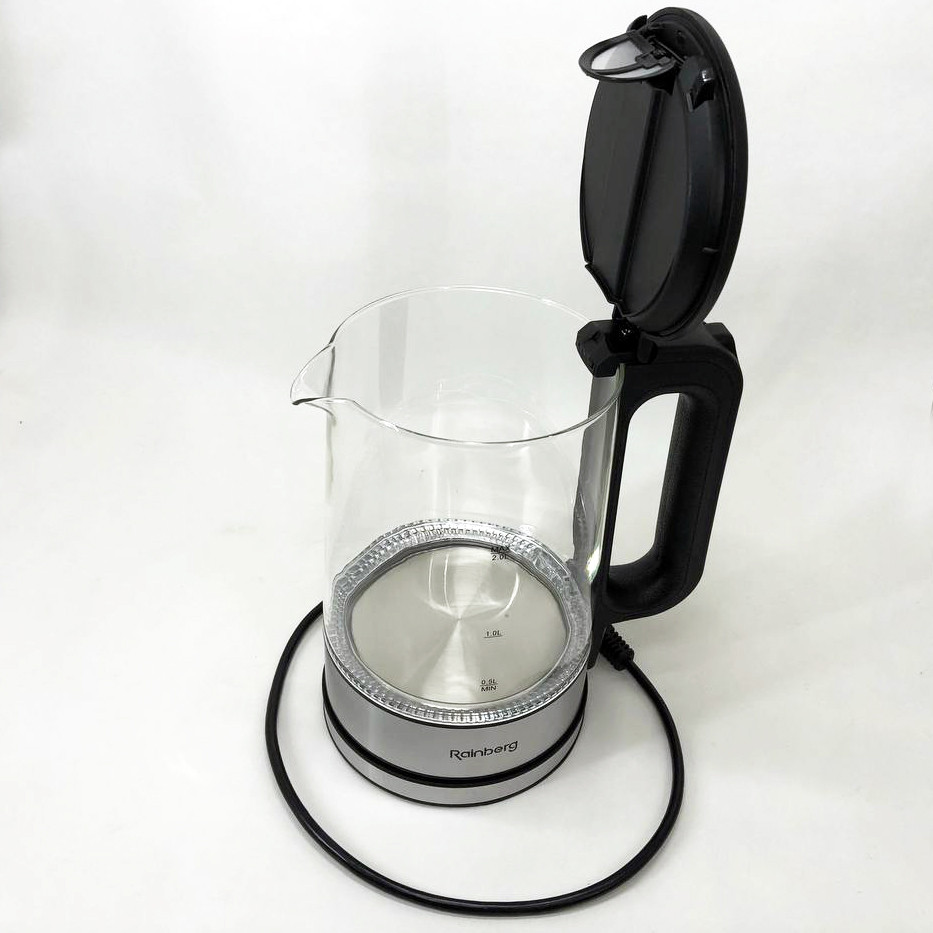Електрочайник з підсвічуванням для кип'ятіння Rainberg, Електрочайник якісний з підсвічуванням BF-98 Івано-Франківськ - фото 5