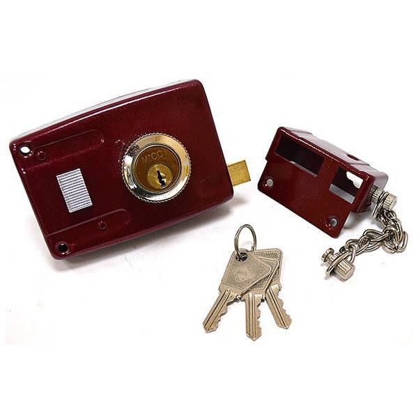 Замок накладной 14-04 красный 101 Харьков - изображение 5