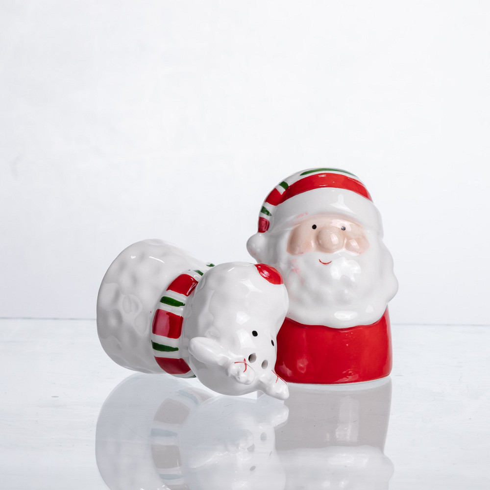 Набір порцелянових баночок для спецій "Новий рік" Київ - фото 4