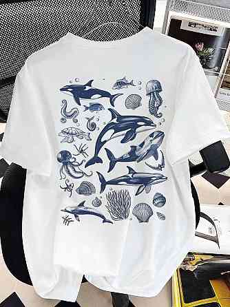 Футболка жіноча з принтом  48 Біла 2664087534 Дніпро