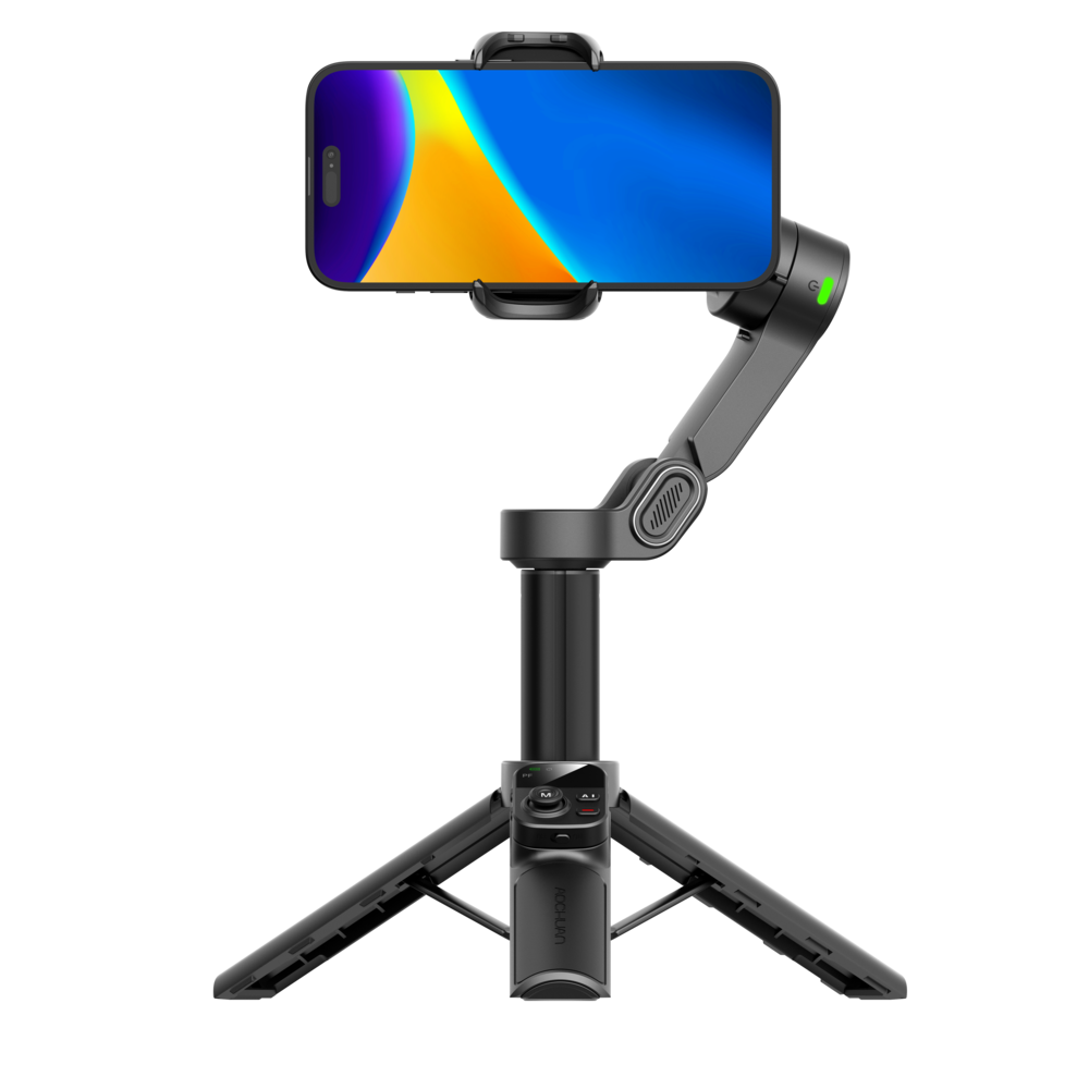 Триосьовий стабілізатор AOCHUAN Professional Gimbal Stabilizer for Smartphone SMART X3 AI Black Одеса - фото 3