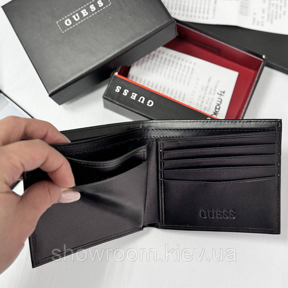 Мужской брендовый кошелек Guess (6008) Киев - изображение 6
