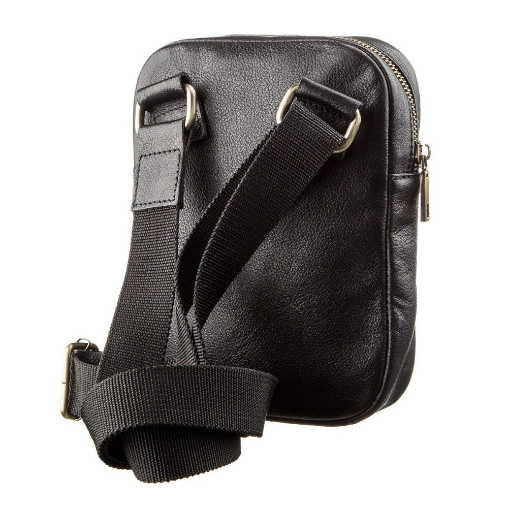 Мужская кожаная сумка SHVIGEL 19102 Черная Киев - изображение 3